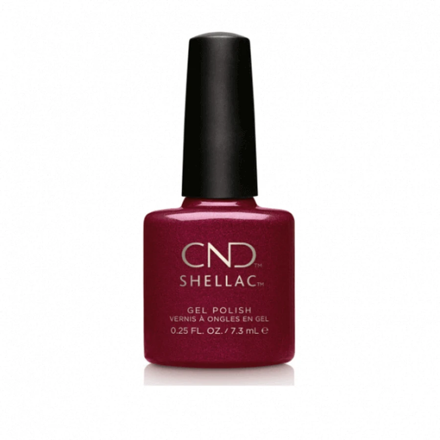 Напівстійкий УФ-лак для нігтів CND Shellac Crimson Sash 7.3 мл: ціни та характеристики