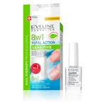 Eveline Cosmetics Nail Therapy Total Action Sensitive 8in1, Кондиціонер для ламких і крихких нігтів, 12 мл: ціни та характеристики