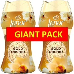 Lenor Бисер 2 x 140 г Золотая орхидея 1×140 г, ароматизированный бисер для белья
