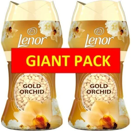 Lenor Бисер 2 x 140 г Золотая орхидея 1×140 г, ароматизированный бисер для белья: цены и характеристики