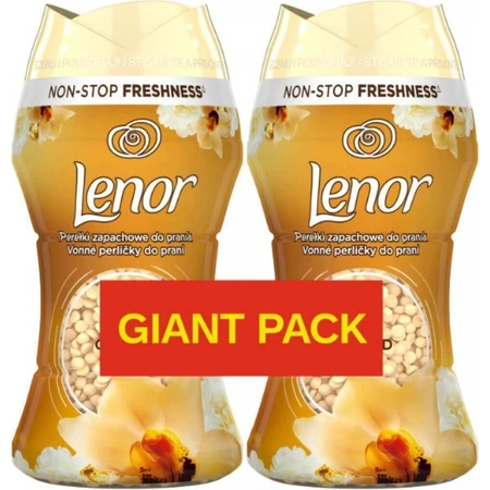 Lenor Бисер 2 x 140 г Золотая орхидея 1×140 г, ароматизированный бисер для белья: цены и характеристики