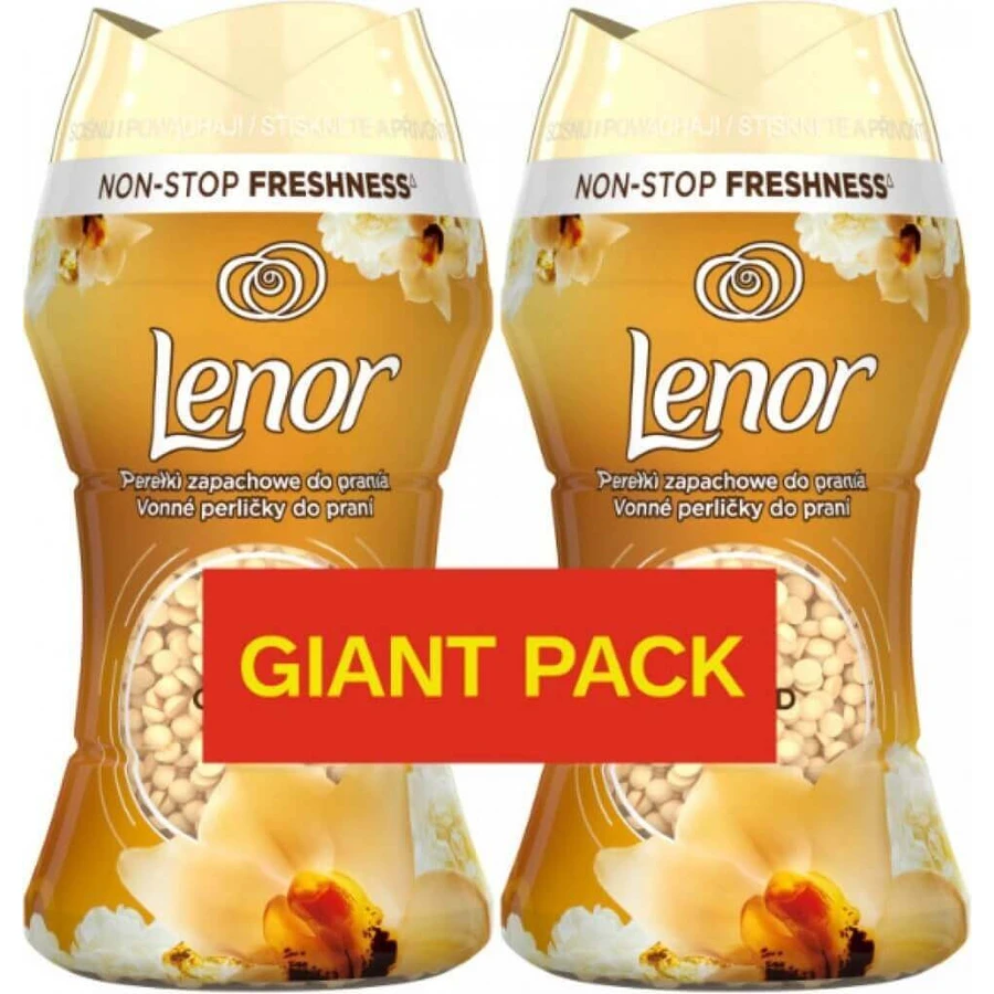 Lenor Бисер 2 x 140 г Золотая орхидея 1×140 г, ароматизированный бисер для белья: цены и характеристики