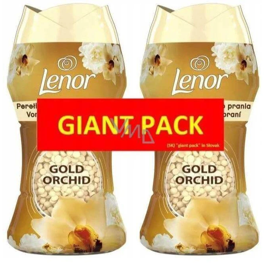Lenor Бисер 2 x 140 г Золотая орхидея 1×140 г, ароматизированный бисер для белья: цены и характеристики