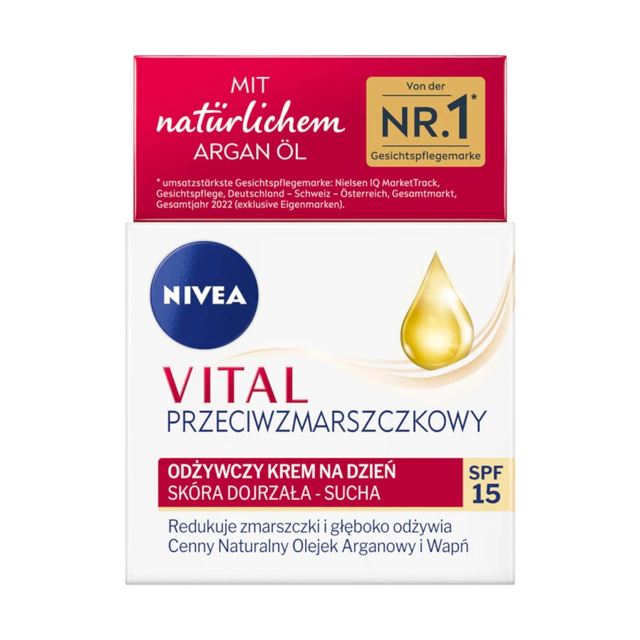 Nivea Vital Антивіковий денний крем SPF15, 50 мл: ціни та характеристики