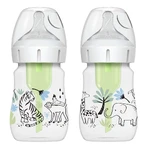 Dr Brown's Anti-colic Options+, антиколиковая бутылочка, широкое горлышко, дунгла, 2 х 150 мл: цены и характеристики