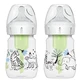 Dr Brown's Anti-colic Options+, антиколиковая бутылочка, широкое горлышко, дунгла, 2 х 150 мл