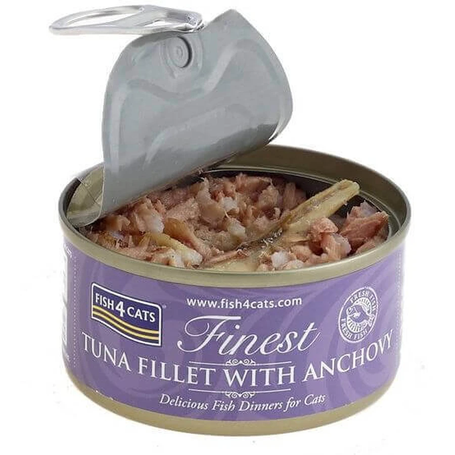 Fish4Cats Консервы для макак Finest тунец с ановиками 70 г: цены и характеристики