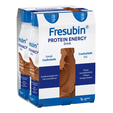 Протеїновий енергетичний напій Fresubin Protein Energy Drink зі смаком шоколаду, 4 x 200 мл: ціни та характеристики