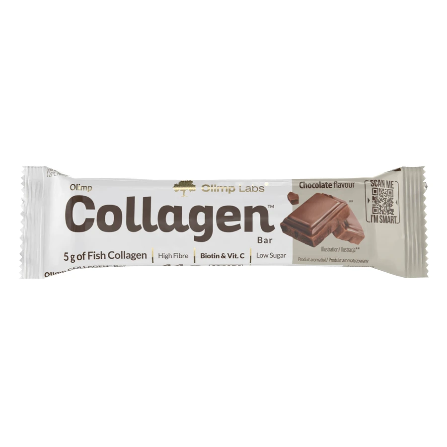 Olimp Collagen Bar, протеиновый батончик, шоколадный вкус, 44 г: цены и характеристики