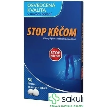 STOP Cramps 1×56 шт, проти спазмів: ціни та характеристики