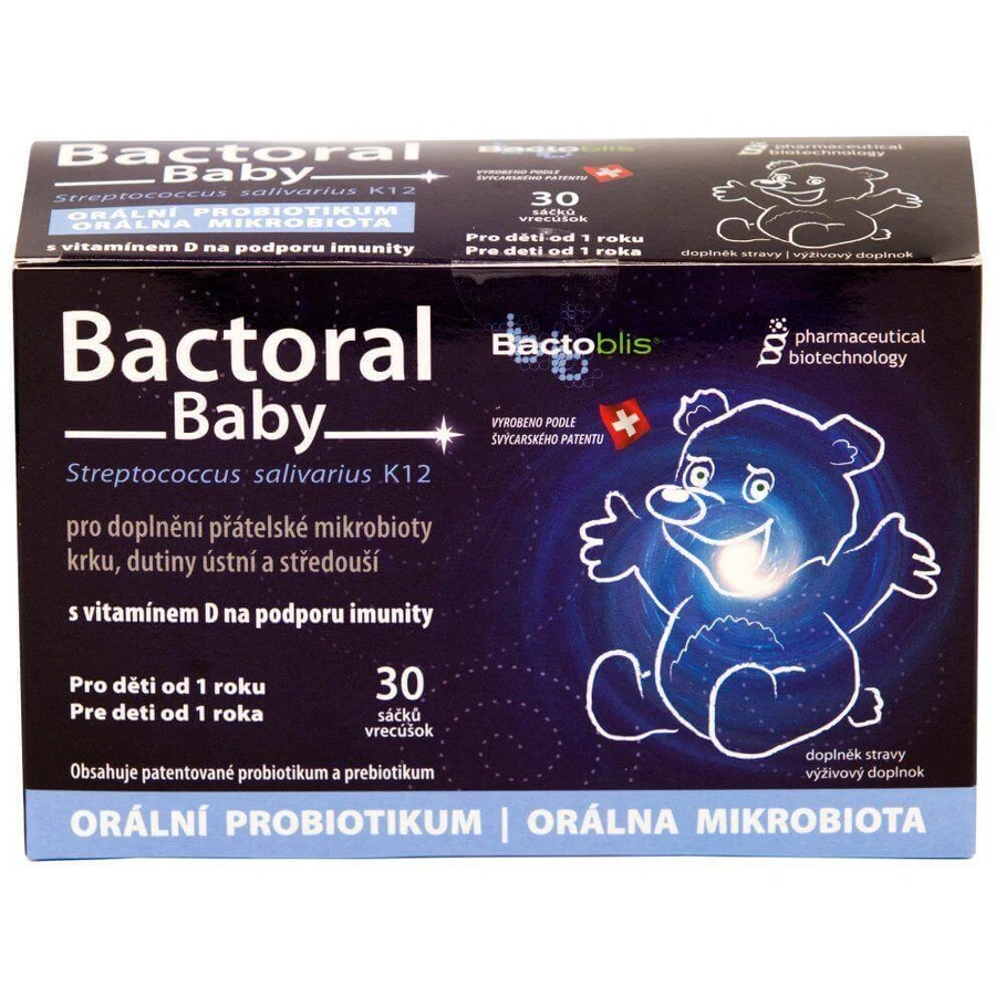 Bactoral Baby с витамином D 30 пакетиков: цены и характеристики