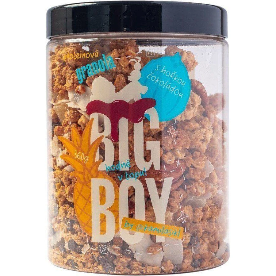 Big Boy ® Protein granola with bitter chocolate by @kamilasikl Eko variant 360 g: цены и характеристики