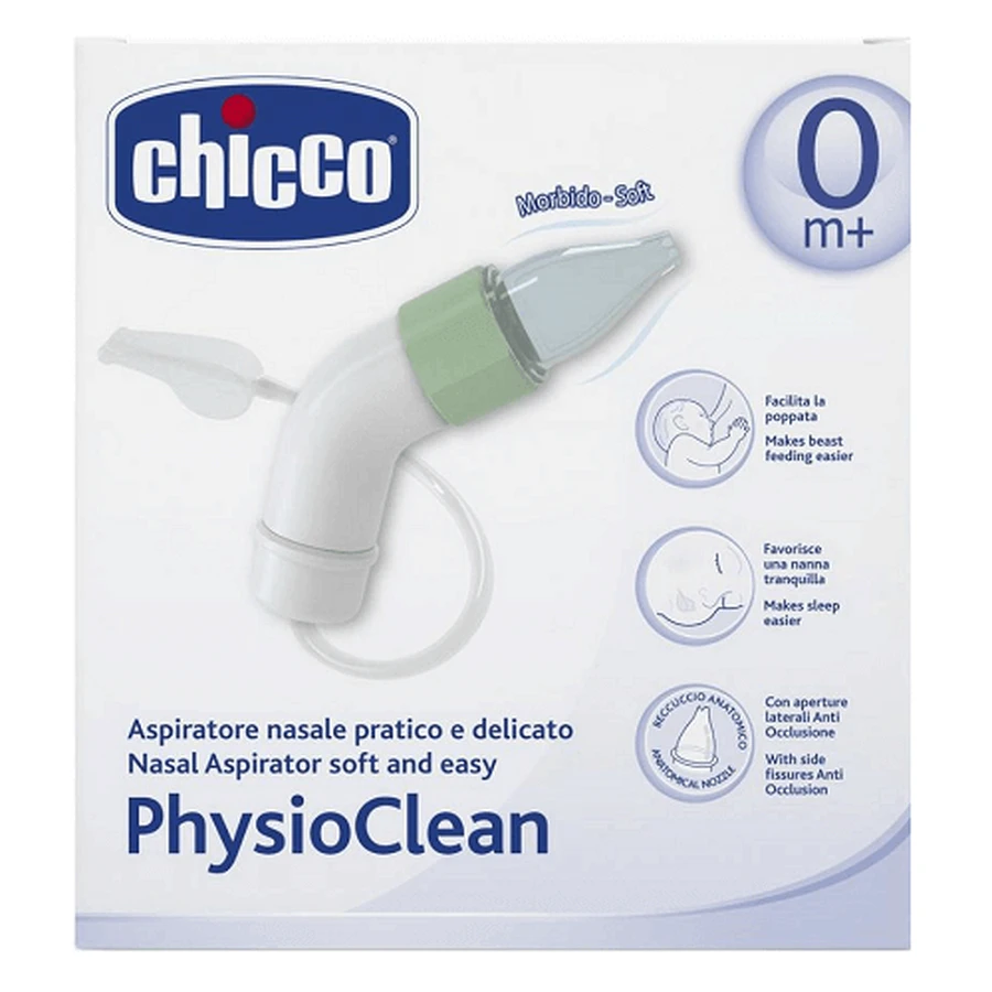 Назальный аспиратор PhysioClean, +0 месяцев, Chicco: цены и характеристики