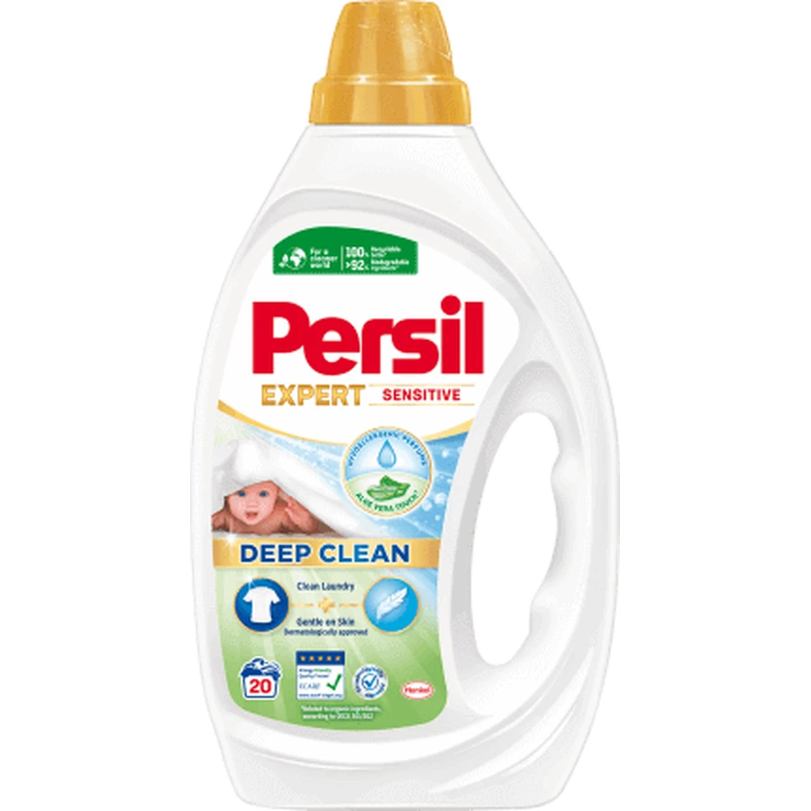 Persil Рідкий пральний порошок Sensitive 20 splri, 900 мл: ціни та характеристики