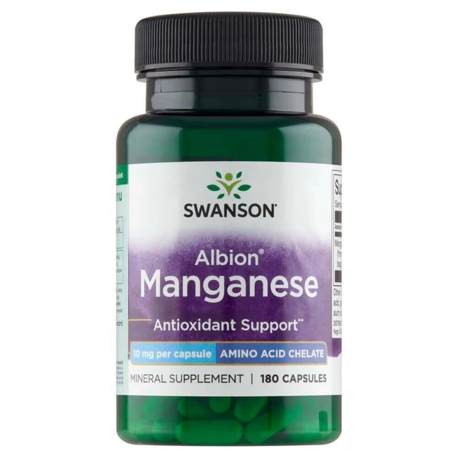 Swanson Albion Manganese chelate, 180 капсул: цены и характеристики