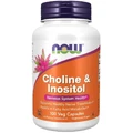Now Foods Холін та Інозитол, 100 капсул