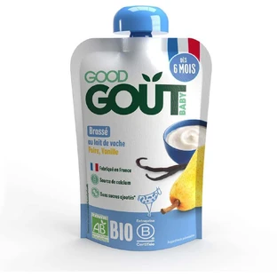 Good Goût Organic Ванильный десерт с грушей 90 г