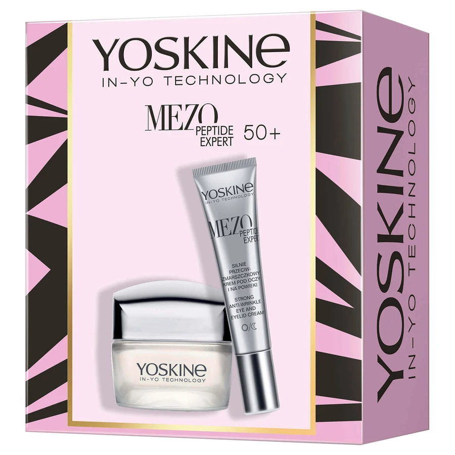 Набір Yoskine Meso Peptide Expert 50+, крем для обличчя, 50 мл + крем для очей та повік, 15 мл: ціни та характеристики