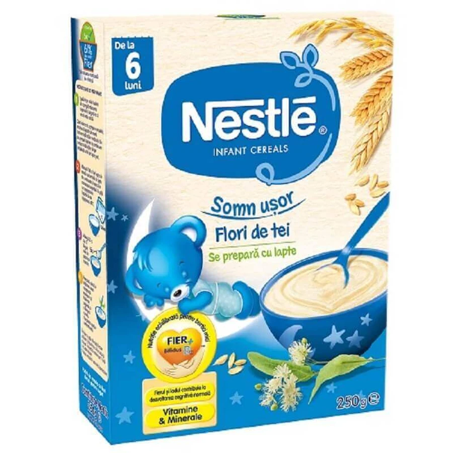 Суха безмолочна каша Nestle Wellbeing Light Sleep, з екстрактом квіток липи, для дітей з 6 місяців, 250 г: ціни та характеристики