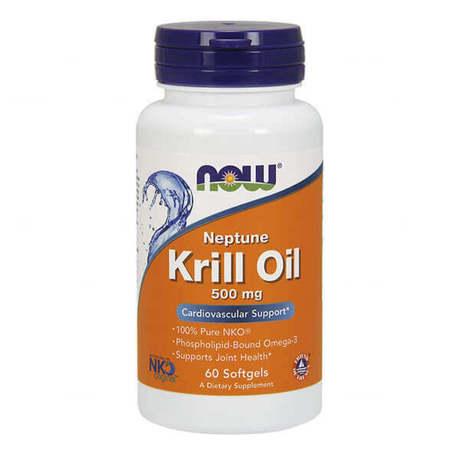 Now Foods Krill Oil Neptune, 60 капсул: цены и характеристики