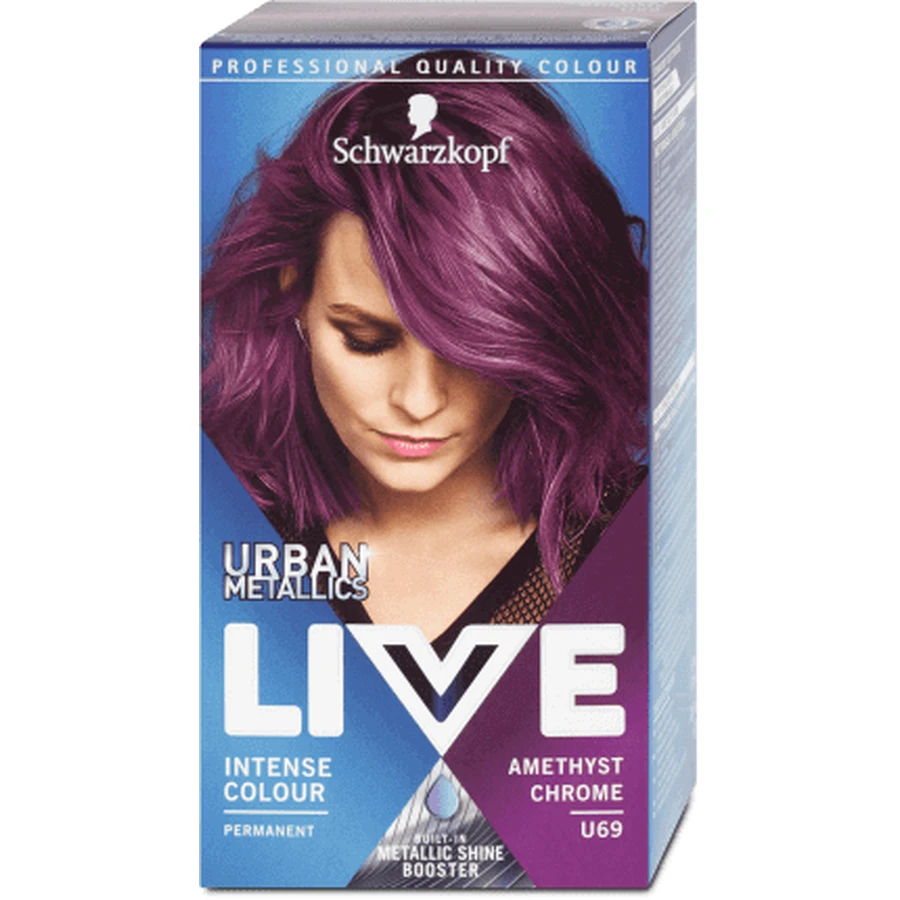 Schwarzkopf Живой полуперманентный лак для ногтей U69 Ametyst Chrom, 142 г: цены и характеристики