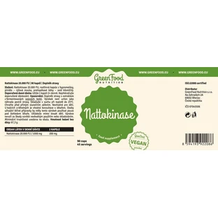 GreenFood Nutrition GreenFood Nattokinase 20.000FU 90 капсул