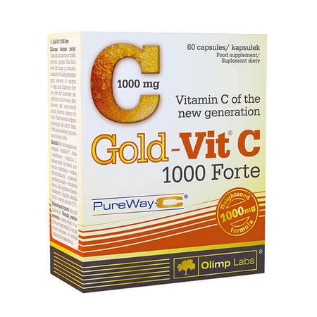Olimp Gold-Vit C 1000 Forte, 60 капсул CONTAMINATED PACKAGING: цены и характеристики
