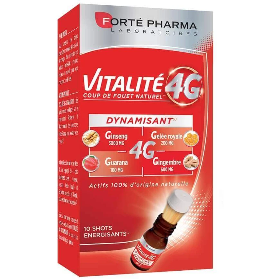 Vitalite 4G, 10 капсул, Forte Pharma: ціни та характеристики