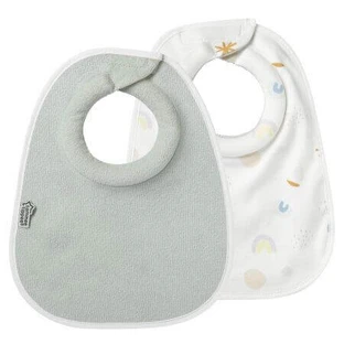 Нагрудники для годування молоком, білі/зелені, 2 шт, Tommee Tippee