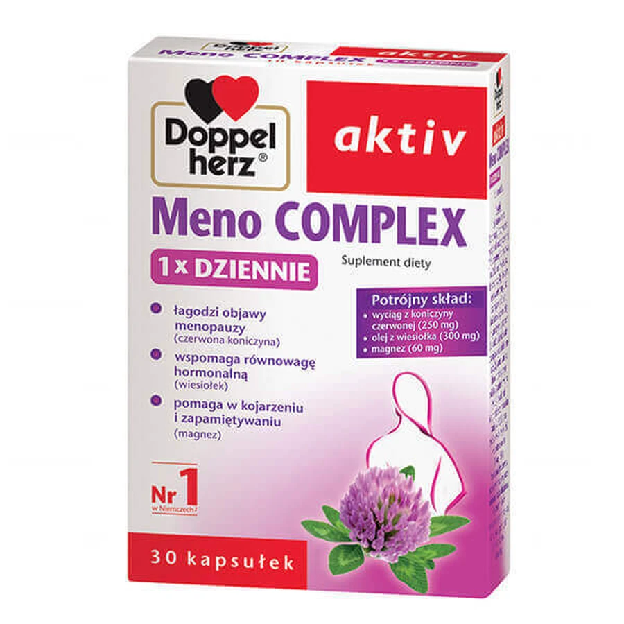 Doppelherz Aktiv Meno Complex Комплекс для менопаузы, 30 капсул: цены и характеристики