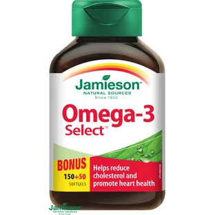 Jamieson Omega-3 Select Bonus 200 капсул