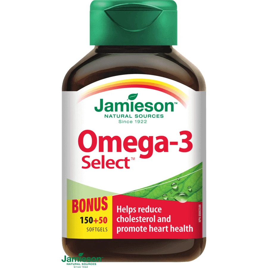 Jamieson Omega-3 Select Bonus 200 капсул: ціни та характеристики