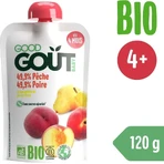 Good Gout BIO Персик с грушей 1×120 г, карманный персик с грушей: цены и характеристики