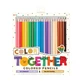 Цветные карандаши Colour Together, 3 года+, 24 шт, Ooly