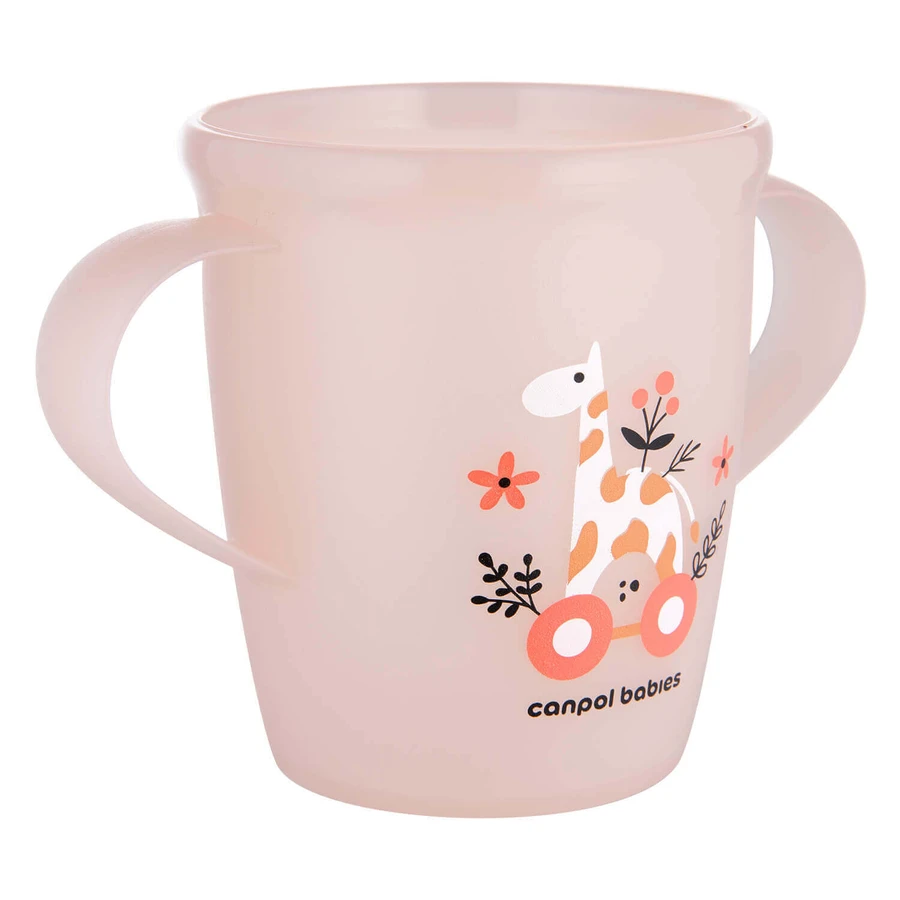 Canpol Babies, открытая чашка с ручками, Игрушки, коралловый, 2/101, с 12 месяцев, 250 мл: цены и характеристики