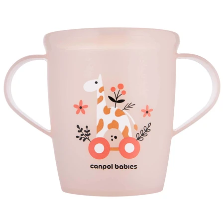 Canpol Babies, открытая чашка с ручками, Игрушки, коралловый, 2/101, с 12 месяцев, 250 мл: цены и характеристики
