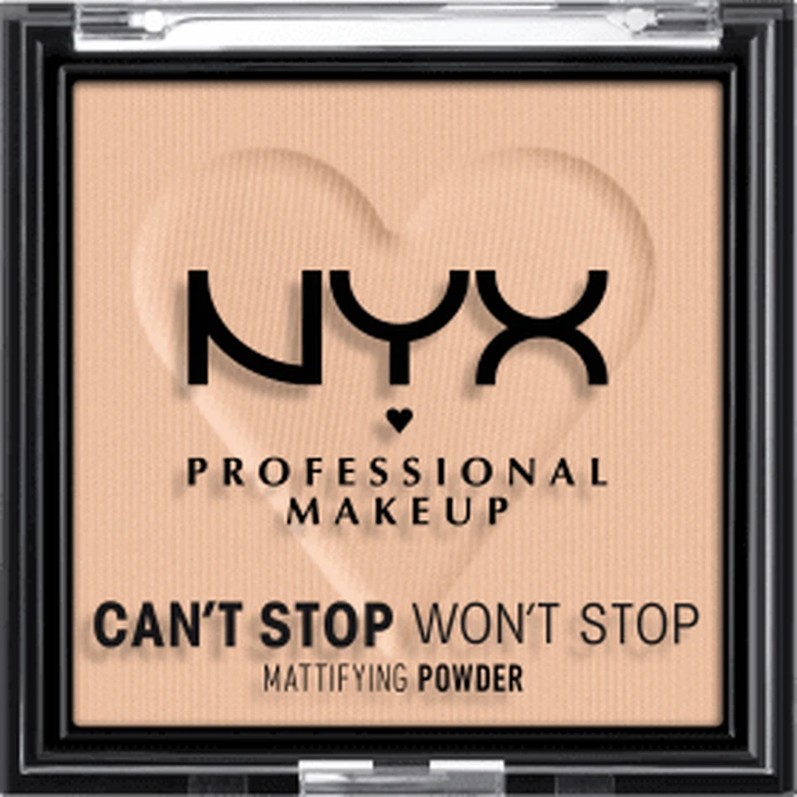 Nyx Professional MakeUp Pudr Can't Stop Won't Stop Mattifying 3 Light Medium, 6 г.: цены и характеристики