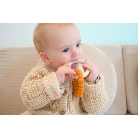 Jellystone Designs Teether Sun, бежевый/оранжевый: цены и характеристики