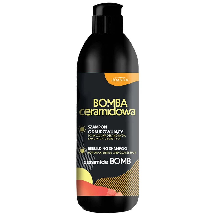 Joanna Ceramide Bomb, відновлюючий шампунь для волосся, 500 мл: ціни та характеристики