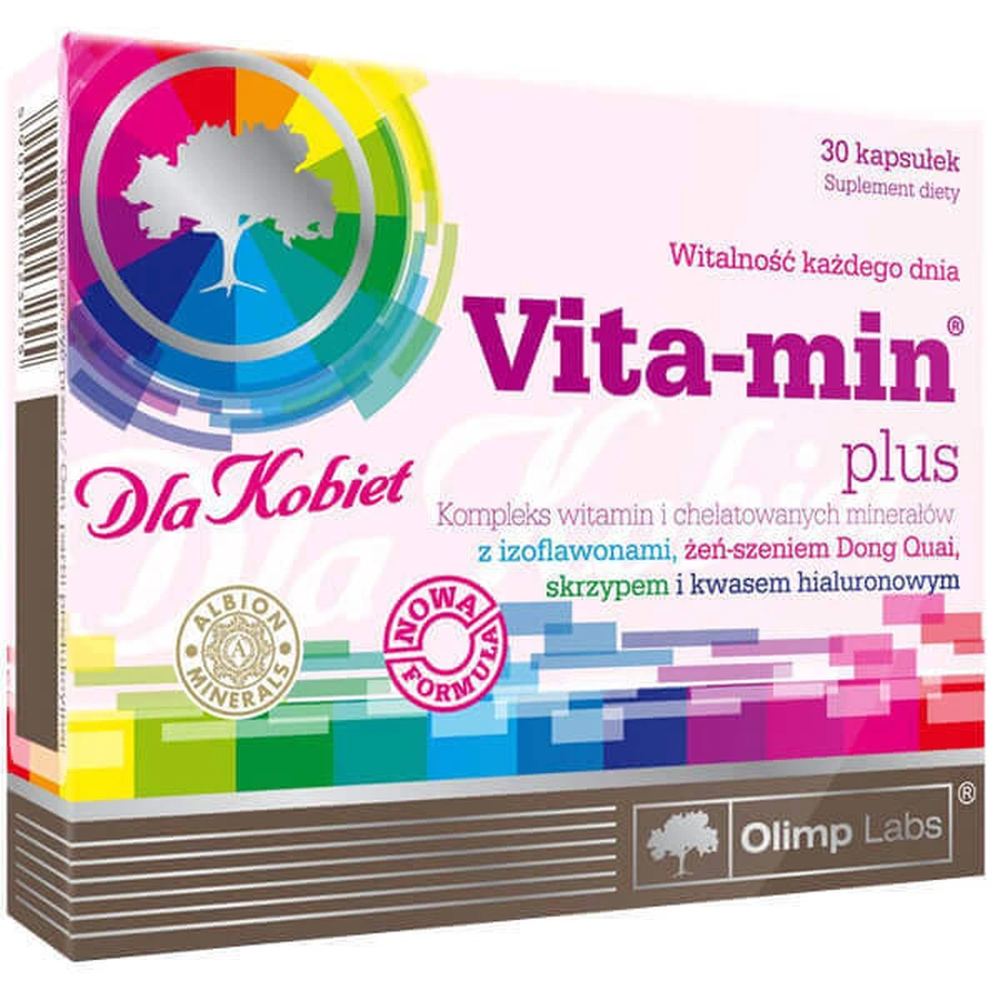 Olimp Vita-Min Plus для женщин, 30 капсул: цены и характеристики