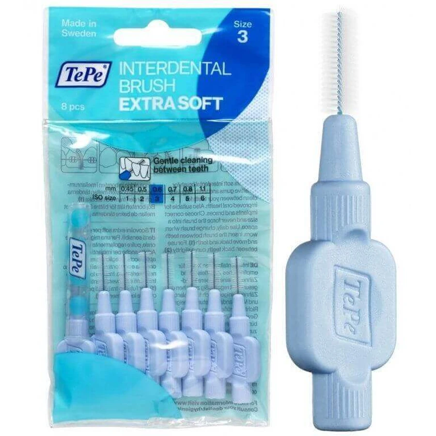 Щітки міжзубні TePe Extra Soft 0,6 мм 8 шт.: ціни та характеристики
