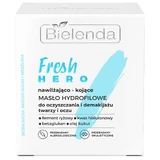 Bielenda Fresh Hero, зволожуюча гідрофільна маска для очищення та демакіяжу обличчя та очей, 40 г