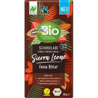 DmBio Темный шоколад, ECO, 80 г
