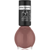 Miss Sporty Стійкий кольоровий лак для нігтів 203 Brown Nude, 7 мл