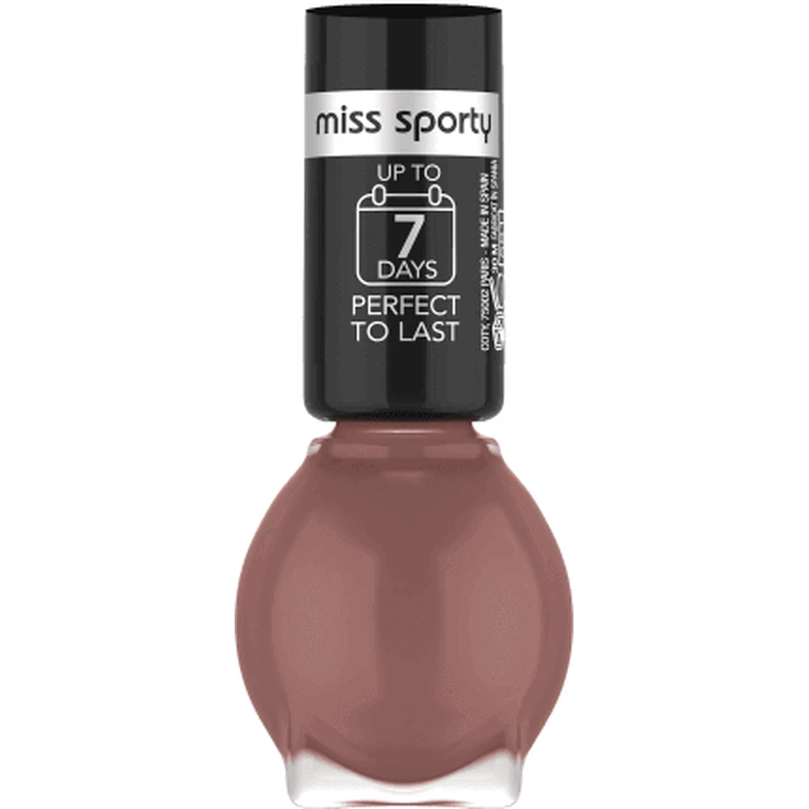 Miss Sporty Стійкий кольоровий лак для нігтів 203 Brown Nude, 7 мл: ціни та характеристики