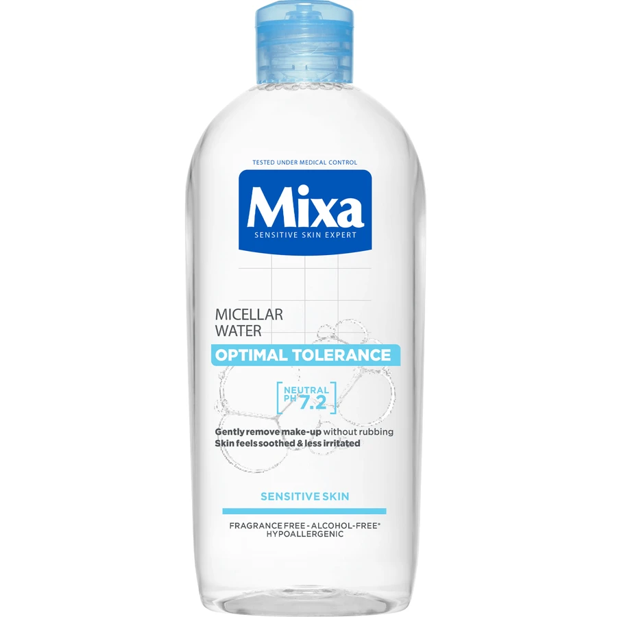 Міцелярна вода Mixa Optimal Tolerance для чутливої шкіри, 400 мл: ціни та характеристики
