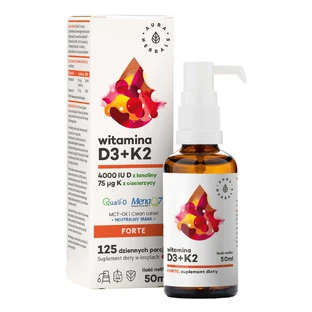 Aura Herbals Вітамін D3 4000 МО + К2 75 мкг Форте, краплі, 50 мл ЗАБРУДНЕНА УПАКОВКА