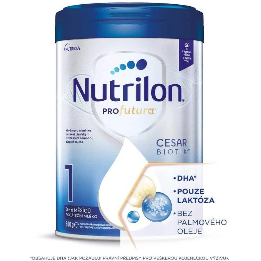 Nutrilon Цезарбіотик™ 1 дитяче молочне харчування з народження 4 х 800 г: ціни та характеристики