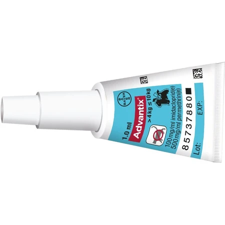 Advantix Спот-он для собак вагою від 4 до 10 кг 1 шт: ціни та характеристики