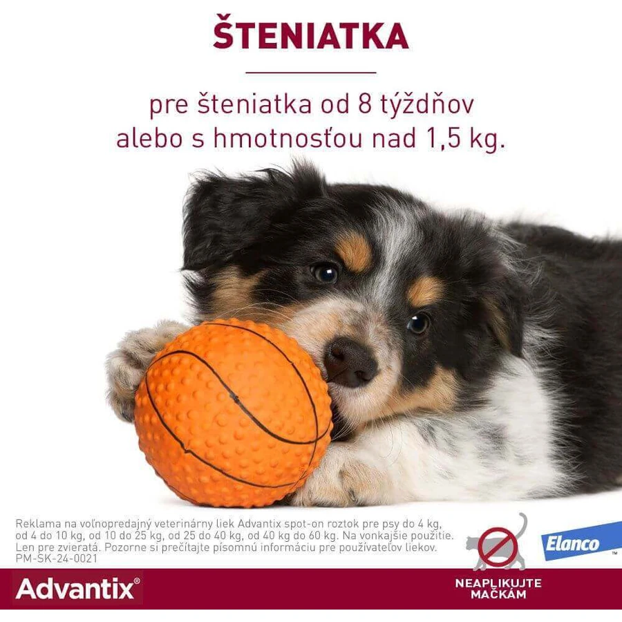 Advantix Спот-он для собак вагою від 4 до 10 кг 1 шт: ціни та характеристики